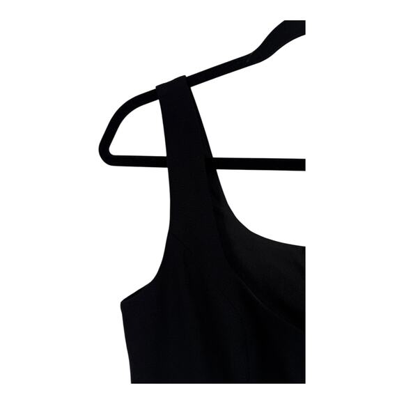 Dress the Population Charlene ruffle gown dress black size Medium M - Picture 4 of 7